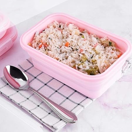 JJINX Durable Se Puede congelar y Poner Envase de microondas ...