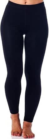 Women's Fleece Lined Leggings, Black 