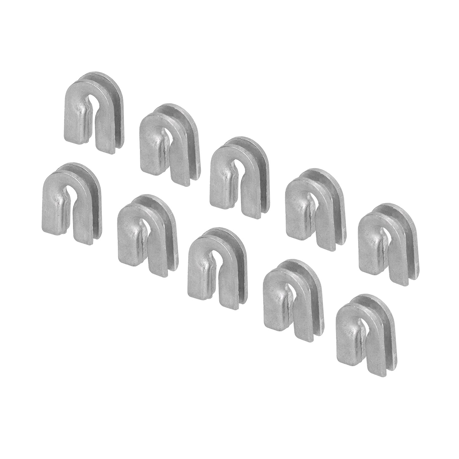 AUNMAS 10Pcs Eyelet Sleeves, Aluminum Trimmer Head Eyelet Sleeves Lawn Mower Parts for HUSQVARNA T35 T25 T35X T45X