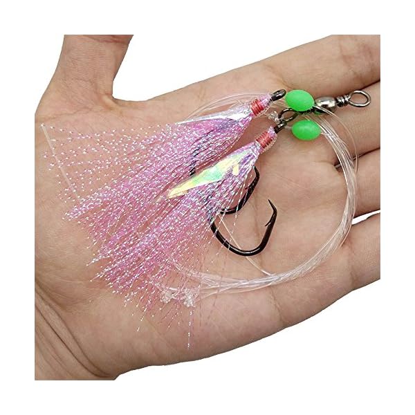 Easy-Catch-30-Pack-Sabiki-Fishing-Rigs-Fishing-Flasher-Lures-Baits-Hooks