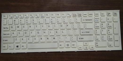 Pctech Laptop Keyboard For Sony Vaio Vpc Eh25en W Laptops White Buy Pctech Laptop Keyboard For Sony Vaio Vpc Eh25en W Laptops White Online At Low Price In India Amazon In