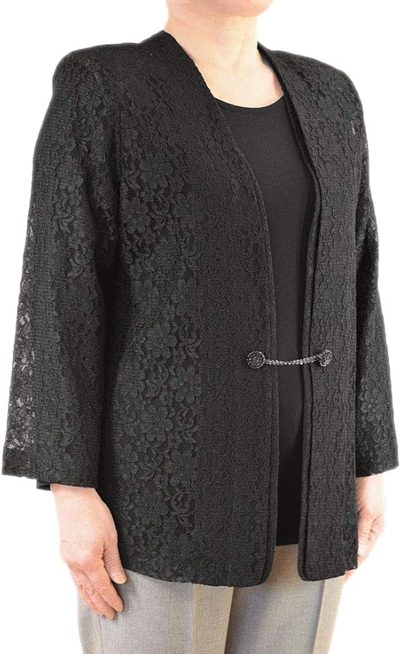 Amazon レース カーディガン 黒 レディース 日本製 カーディガン ボレロ 通販