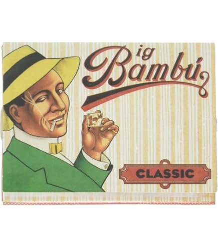 Amazon.com: 4 Packs Booklets of Big Bambu Cigarette Rolling Papers : Health  & Household