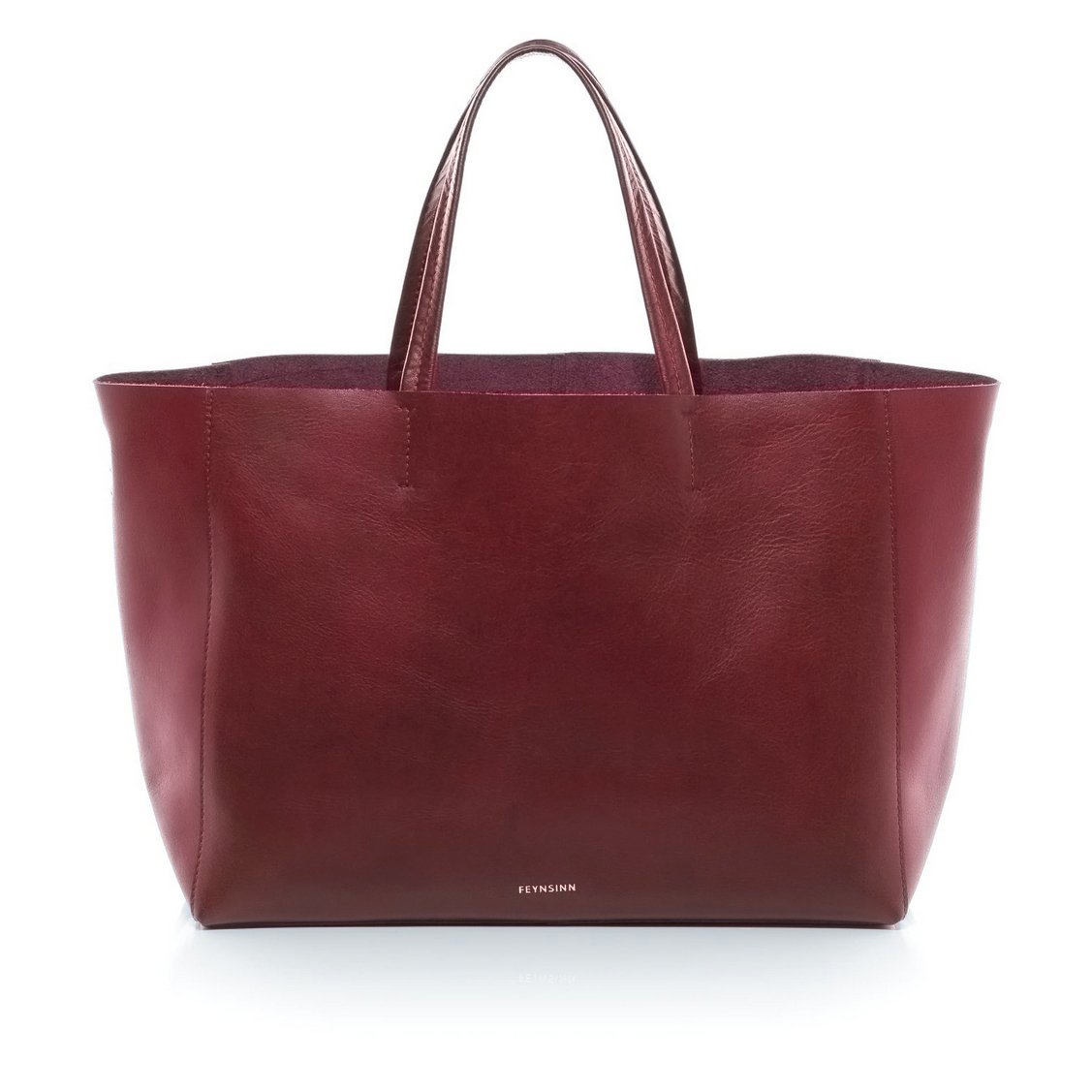 FEYNSINN Real Leather top-Handle Tote Bag Jax Large Shoulder Bag Handbag Leather Bag Women´s Bag red