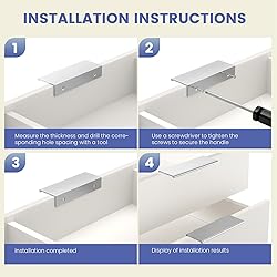 Peaha 10 Pack Kitchen Cabinet Handles 3-3/4 inch