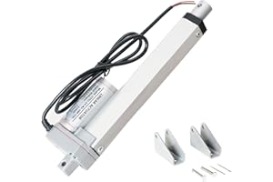 DUPDMKIN Linear Actuator 12v DC with Mounting Brackets 900N(225lbs) Linear Motion Actuators Ideal for Home, Industrial and Agricultural Machinery (6"/150MM, 900N)