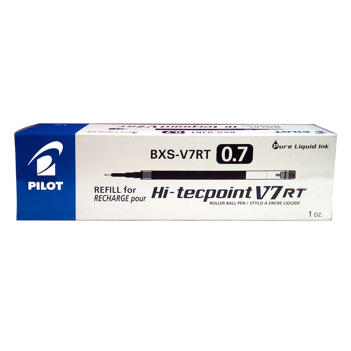 Pilot V7 RT Retractable Liquid Ink Rollerball 0.7 mm (Box of 12) - Green