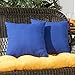 Greendale Home Fashions Outdoor Accent Pillows, Marine Blue, Set of 2