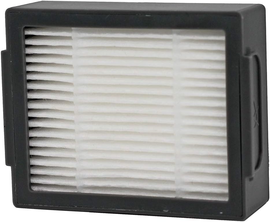 Lemige 9 Pack Replacement Parts for iRobot Roomba i7 i7+/i7 Plus E5 E6 Vacuum Cleaner Set, 1 Set of Multi-Surface Rubber Brushes & 4 Pack HEPA Filters & 4 Pack Edge-Sweeping Brushes -