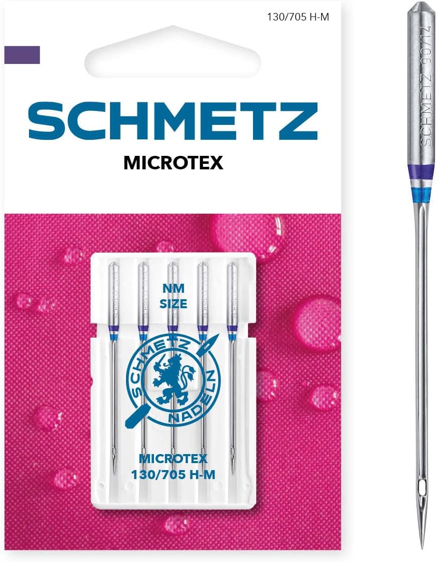 SCHMETZ Microtex 70/10 Sewing Machine Needles Pack of 5