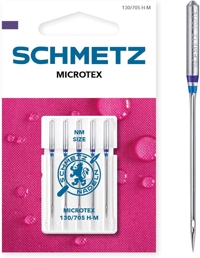 SCHMETZ Microtex 70/10 Sewing Machine Needles Pack of 5
