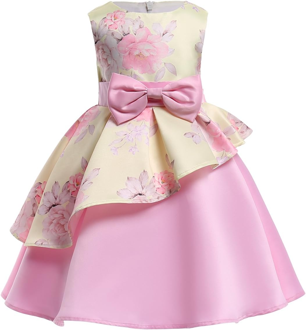 NSSMWTTC Flower Girls Pageant Party Dresses Kids Special Occasion Dress