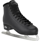 Riedell Horizon Junior Ice Skates for Girls and Boys | Supportive Uppers, Plush Padded Lining, Smooth Stainless Steel Blades, PVC Soles, Waterproof Synthetic Upper