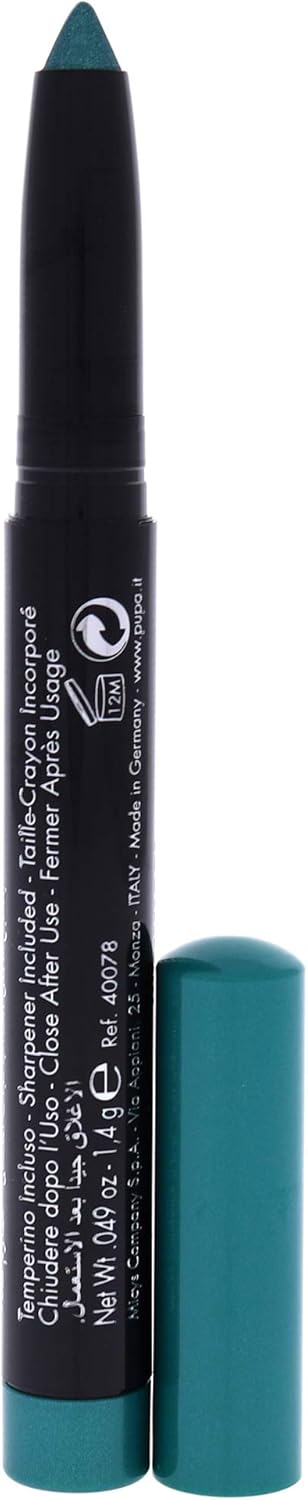Pupa Milano Made To Last Eyeshadow Waterproof - 007 Emerald For Women 0.049 oz Eye Shadow, Green - Image 3