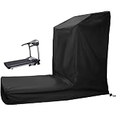 Iptienda Treadmill Cover, Folding Treadmill Cover with Zipper, Dustproof and Waterproof Cover Fit for Exercise Sports Running Machine Equipment, Perfect for Indoor or Outdoor Use, Black&hellip;