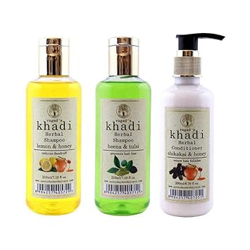 Vagad's Khadi Combo Shampoo + Conditioner 620 ml Pack of 3