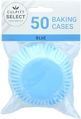 Culpitt Select Blue Greaseproof Baking Cases 50mm Cupcake Cups Pack of 50 view 2