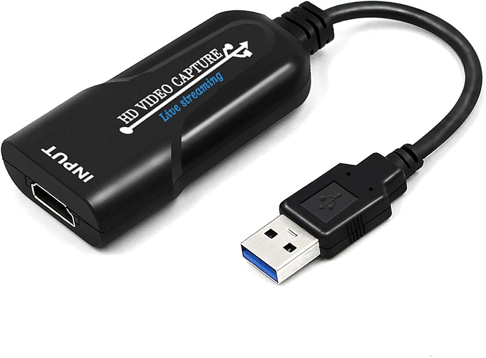 ABUNRO HDMI Capture Card USB 3.0 1080P 60fps Live Game Video Grabber Win Mac