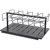 Pull Out Water Bottle Organizer： Slide Out Tumbler Storage Organizer for Cabinet, Stanley 10 to 40 oz Cups，Cup Accessories，Cup Storage Tools（Black）