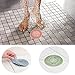 Shower Hair Drain Catcher, 4 Pack Hair Catcher Shower Drain Cover for Bathroom and Kitchen, Bathtub Drain Hair Catcher, Reusable Rubber Sink Strainer
