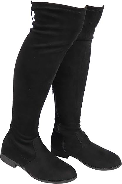 wide calf thigh high boots uk