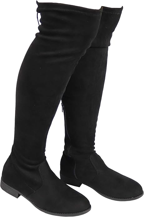 Amazon Com Women S Over The Knee Boot Sexy Wide Calf Thigh