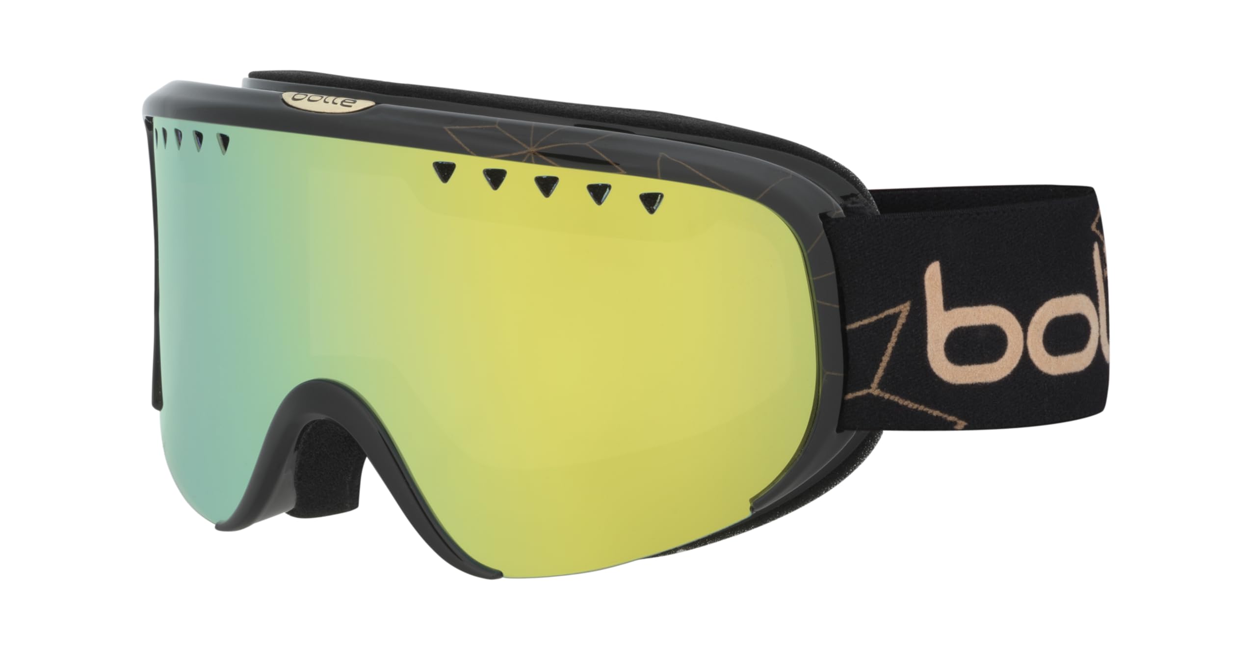 bollé - SCARLETT, Black Edelweiss Shiny, Sunshine, Small-Medium, Feminine, Adult