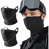 WTACTFUL 2-Pack Half Face Mask for Motorcycle Cycling - Comfortable, Windproof & Perfect for Outdoor Activities!
