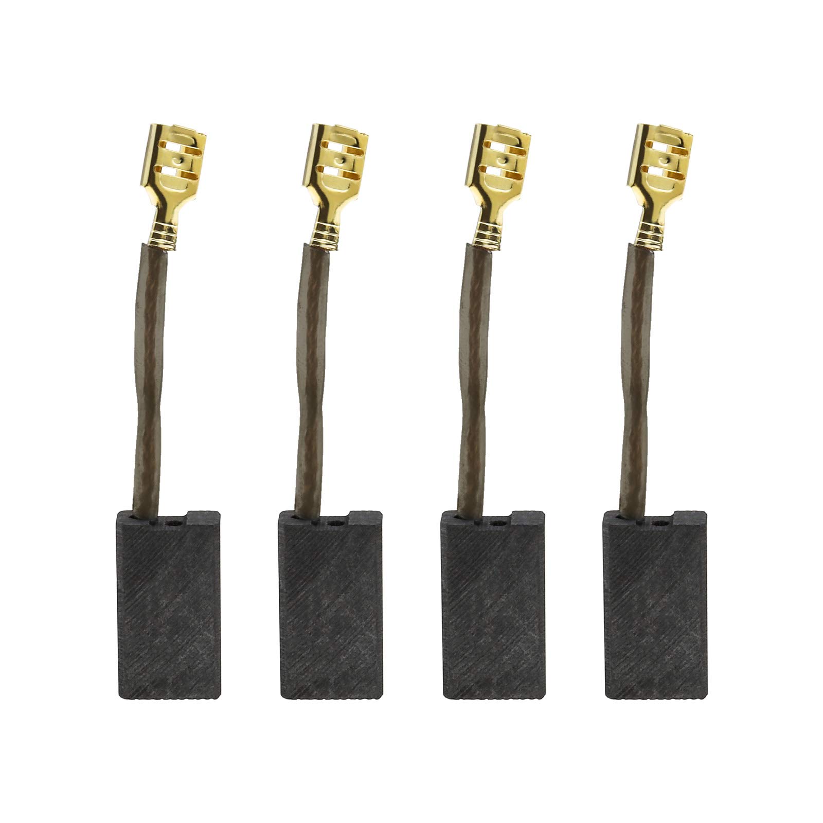 The Lord of the Tools 2 Pairs of Carbon Brushes 6.2X12.4X22mm Compatible with Titan Magnesium Ttb2785sds Ttb278sds Ttb279sds Rb278sds Electric Hammer Drill Grinder Replacement Parts