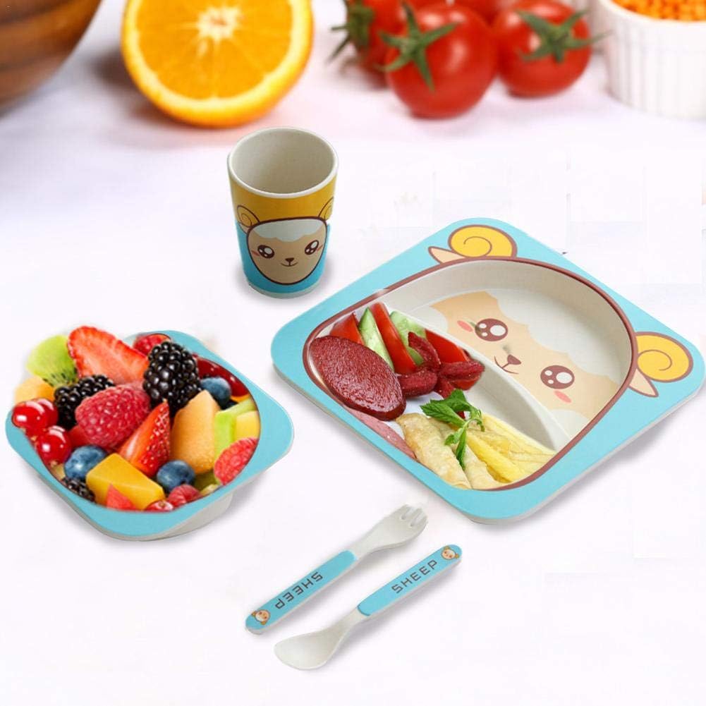 Vaisselle Bebe Table Animal Ableware Set Bol Fibre De Bambou Naturel Avec Plaque Cuillere Coupe Fourchette Fooddishes Pour Les Enfants Coffrets Repas Vaisselle Eng Bouldermicrofinance Org