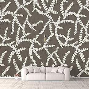 Wall Murals for Bedroom Traditional Flower Pattern Removable Wallpaper Peel and Stick Wall Stickers - 66x96 inches