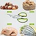 Heavy Duty Kitchen Scissors, Multi-Purpose Stainless Steel Shears Shears for Chicken, Poultry, Fish, Meat, Vegetables, Herbs, BBQ's and Bottle Can Opener by Youhome