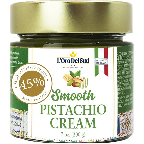 Pistachio Cream Spread 200g - Gourmet Turkish Paste For Desserts, Toast, Ice Cream-313215