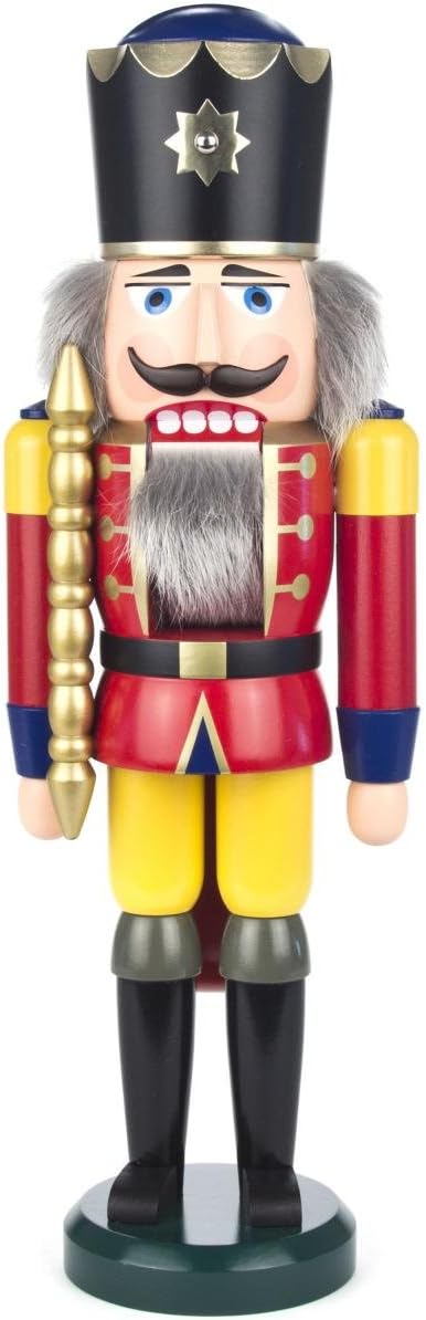 Seiffener Volkskunst® King Nutcracker, red, 39 cm high