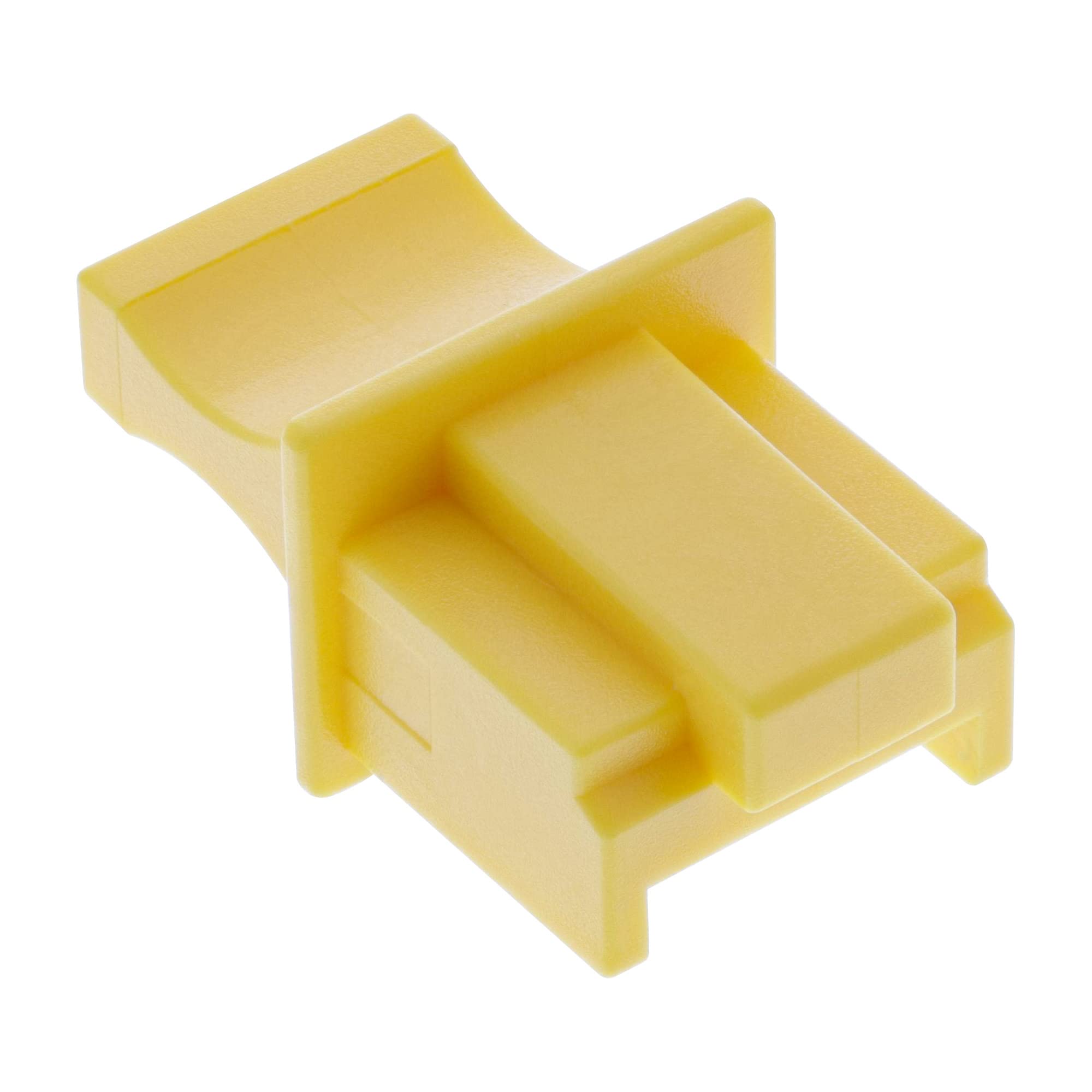 InLine® 59942J Pack of 100 Dust Covers for RJ45 Socket Yellow