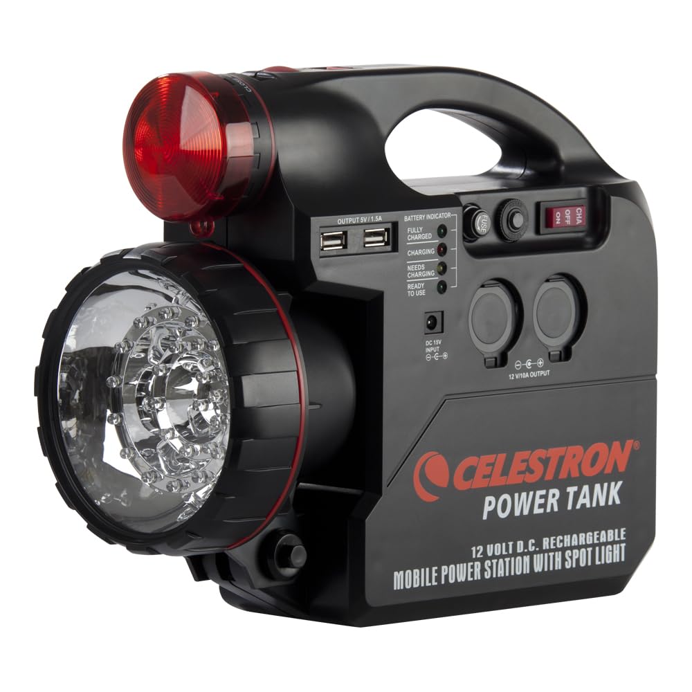 Batería recargable para telescopio Celestron PowerTank de 12 V - 84 Wh