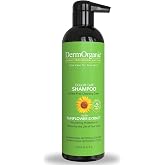 DermOrganic Color Care Shampoo 100% Sulfate-Free Cream Shampoo with Sunflower Anti-Fade Extract- 17 fl.oz