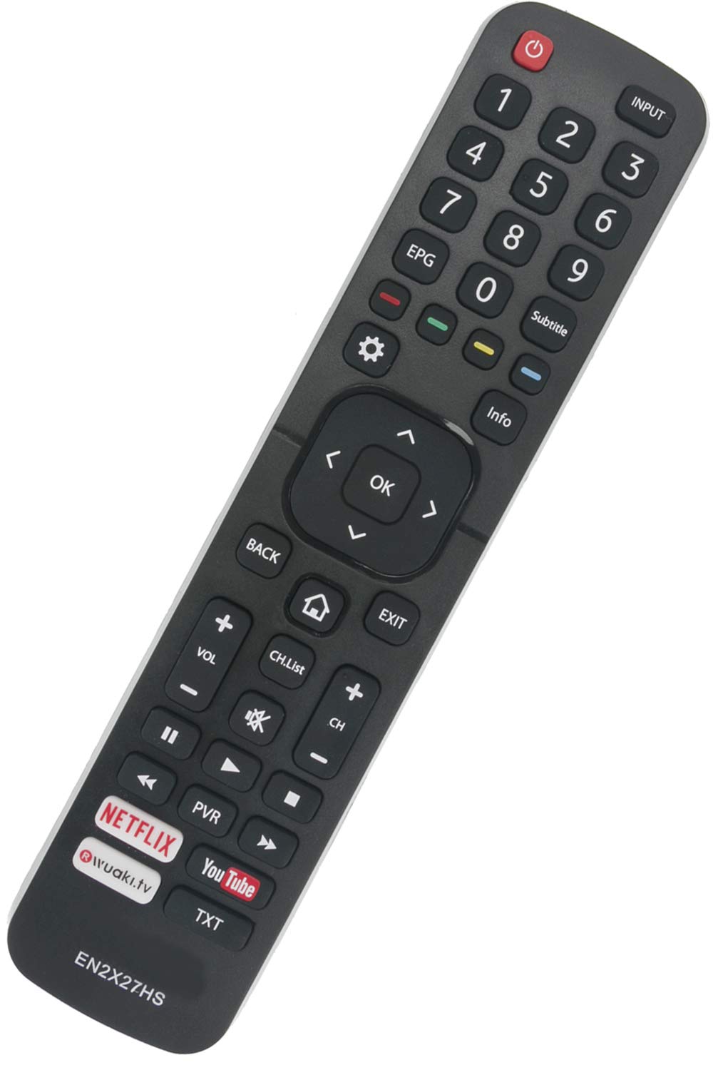 ALLIMITY EN2X27HS Remote Control Replaced for Hisense UHD Smart TV 65K5500UWTS H32M2600 H40M3300 H40MEC3350 H43M3000UK 65M7000 H40M2600 H40MEC2650 H43M3000 H43MEC3050