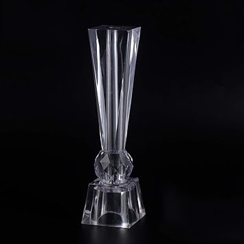 Furniture Legs Hxlq Acrylic Furniture Feet Plexiglass Sofa Coffee Table Support Feet Modern Fashion Design Suitable For Dressing Tables Slantes Tv Inclinations And Diy Projects 4 Pieces 24cm Amazon De Kuche Haushalt