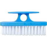 Superio Nail Brush Cleaner with Handle - Durable Brush Scrubber To Clean Toes, Fingernails, Hand Scrubber All Surface Cleaning, Blue Heavy Duty Scrub Brush Stiff Bristles, Easy To Hold