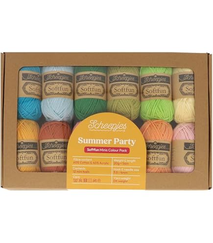 Scheepjes Candy Floss - Confezione Colore Passionfruit - 10 Gomitoli Da 20g In Cotone Mercerizzato - 6