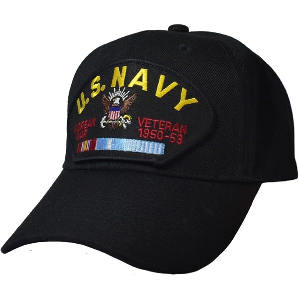 Korea War Veteran Embroidered Hat - Black Baseball Cap For Korean Vets - View #6