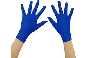 Ensnovo Girls' Boys' Wrist Length Spandex Full Finger Costume Gloves 5-18Y
