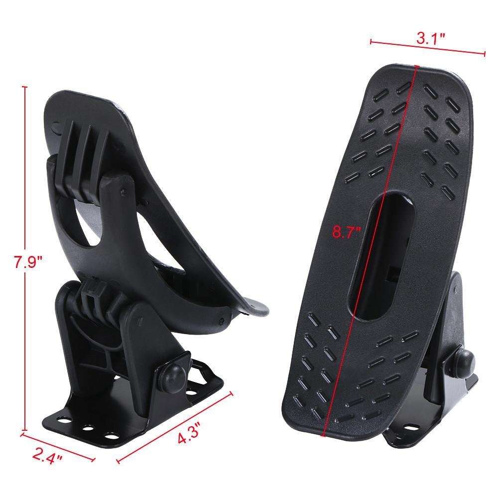 Yaheetech Universal Kayak Carrier Cross Bars Boat Canoe Surf Ski Board Roof Top Mounted Rack Black