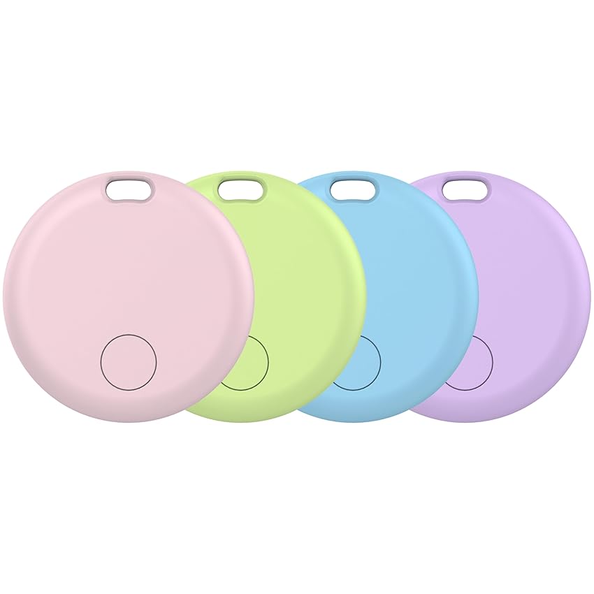 Tracker Tags 4 Pezzi, Funziona con Apple Dov'è (Solo iOS)