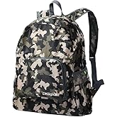 Lmagice Foldable Backpack, Lightweight Travel Daypack(Camouflage green)
