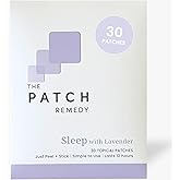 The Patch Remedy Sleep with Lavender Patch | Valerian, Passionflower, Hops, Magnesium Glycinate, Lavender | 30 Patches