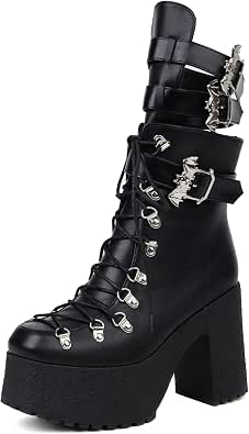 goth platform boots amazon
