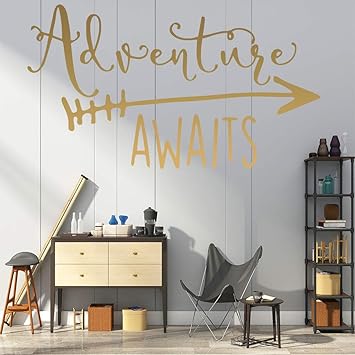 Nueva Aventura Tribal Espera Etiqueta De La Pared Decoracion De La