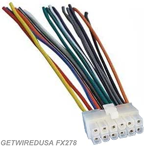 Amazon.com: DUAL CAR AUDIO 12-PIN STEREO WIRE HARNESS RADIO POWER PLUG